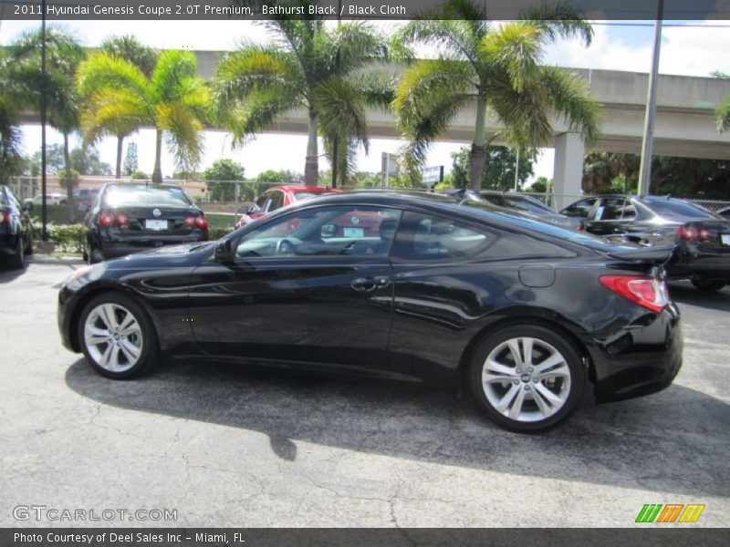 Bathurst Black / Black Cloth 2011 Hyundai Genesis Coupe 2.0T Premium