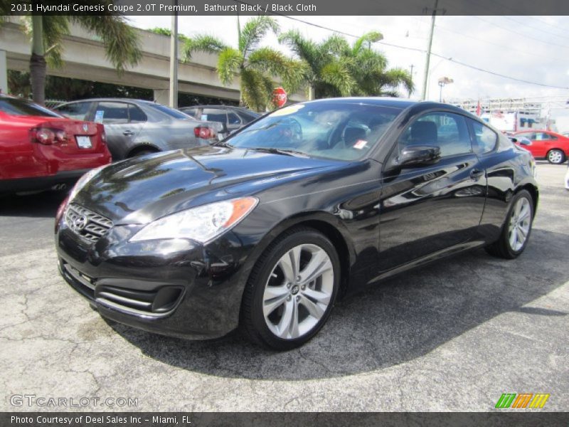 Bathurst Black / Black Cloth 2011 Hyundai Genesis Coupe 2.0T Premium