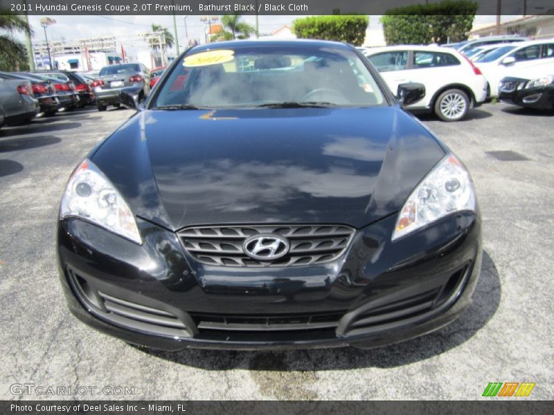 Bathurst Black / Black Cloth 2011 Hyundai Genesis Coupe 2.0T Premium