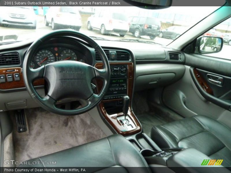 2001 Outback Limited Sedan Black Interior