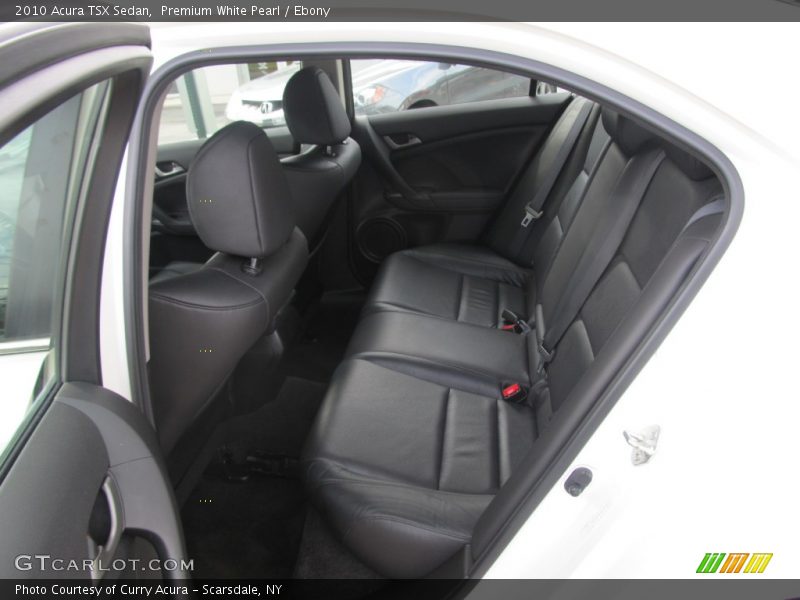 Premium White Pearl / Ebony 2010 Acura TSX Sedan