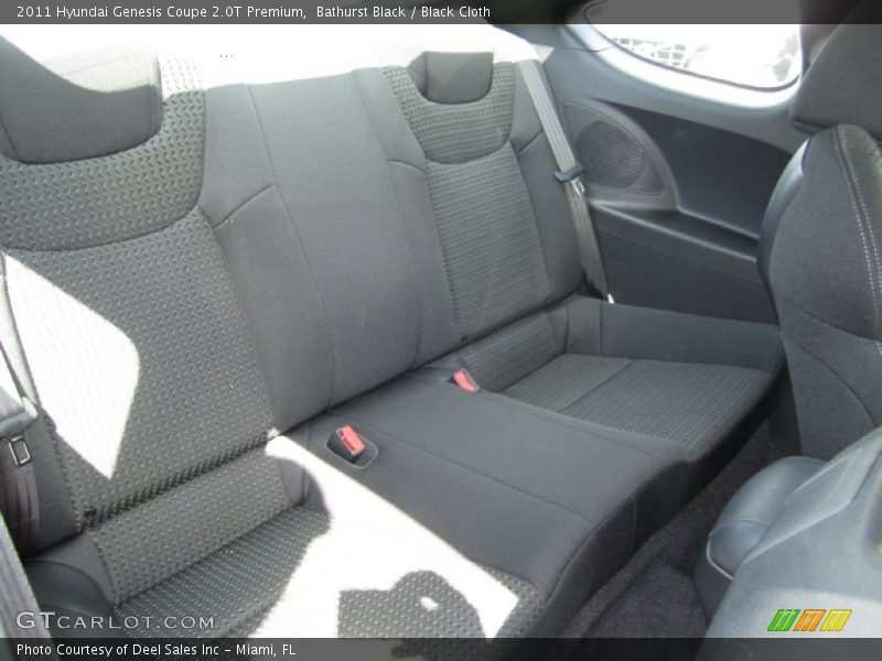  2011 Genesis Coupe 2.0T Premium Black Cloth Interior