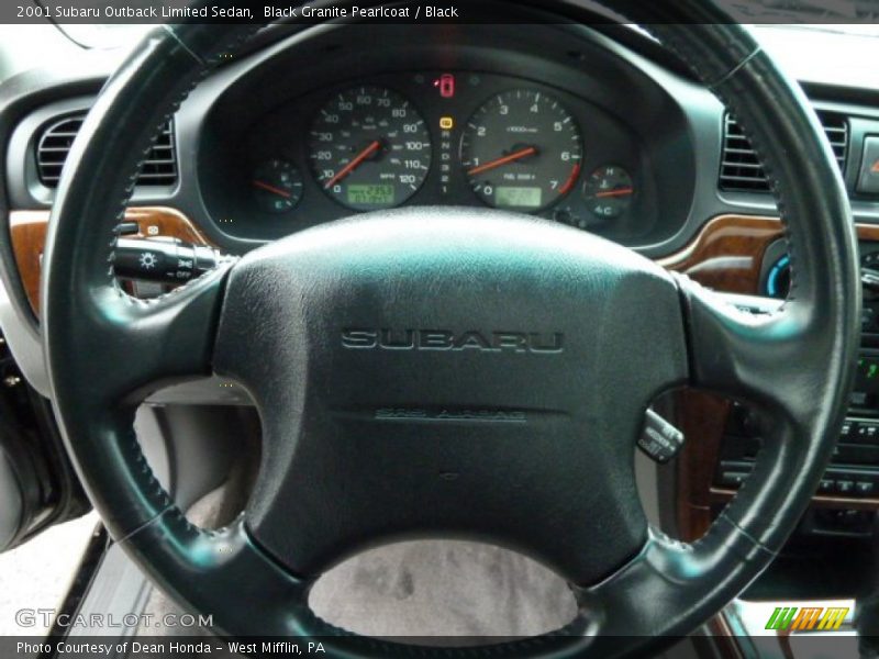 Black Granite Pearlcoat / Black 2001 Subaru Outback Limited Sedan