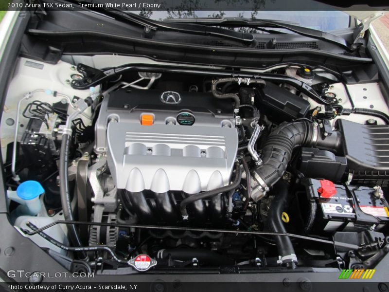 Premium White Pearl / Ebony 2010 Acura TSX Sedan