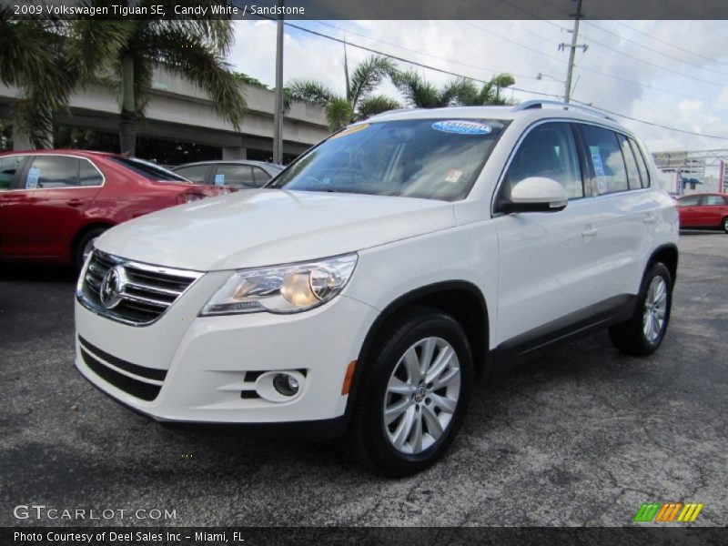 Candy White / Sandstone 2009 Volkswagen Tiguan SE