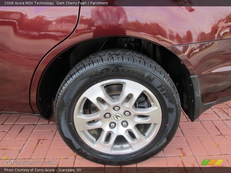 Dark Cherry Pearl / Parchment 2008 Acura MDX Technology
