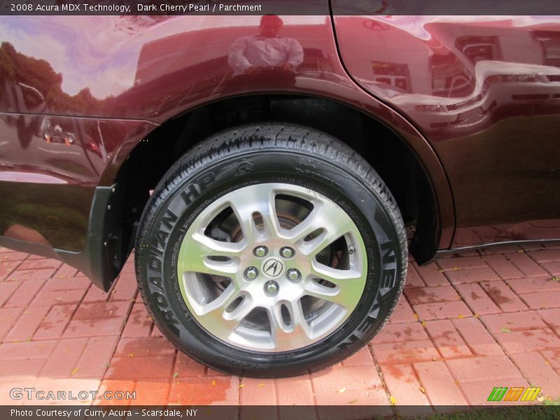 Dark Cherry Pearl / Parchment 2008 Acura MDX Technology