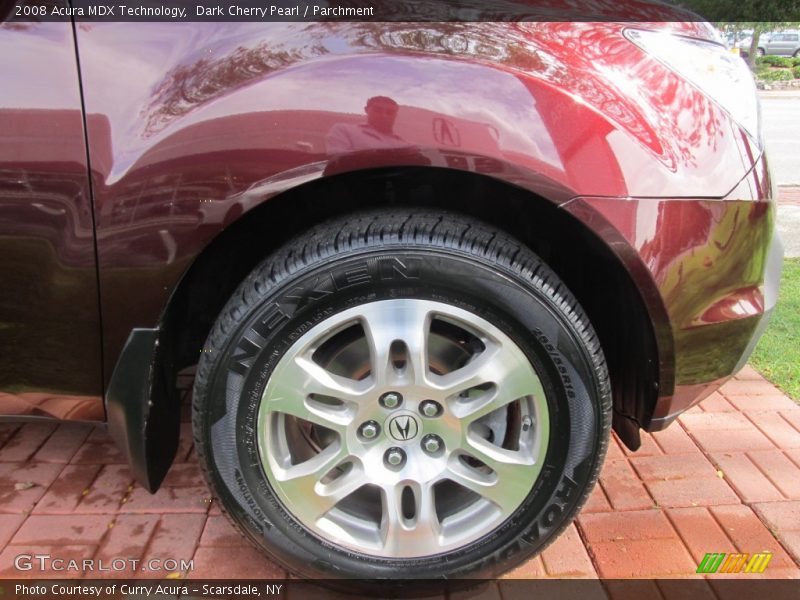 Dark Cherry Pearl / Parchment 2008 Acura MDX Technology