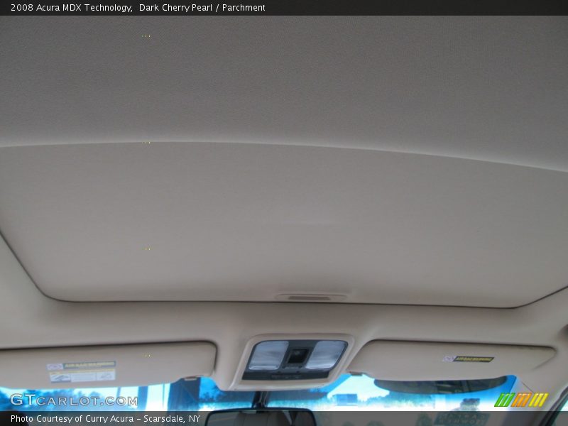 Dark Cherry Pearl / Parchment 2008 Acura MDX Technology