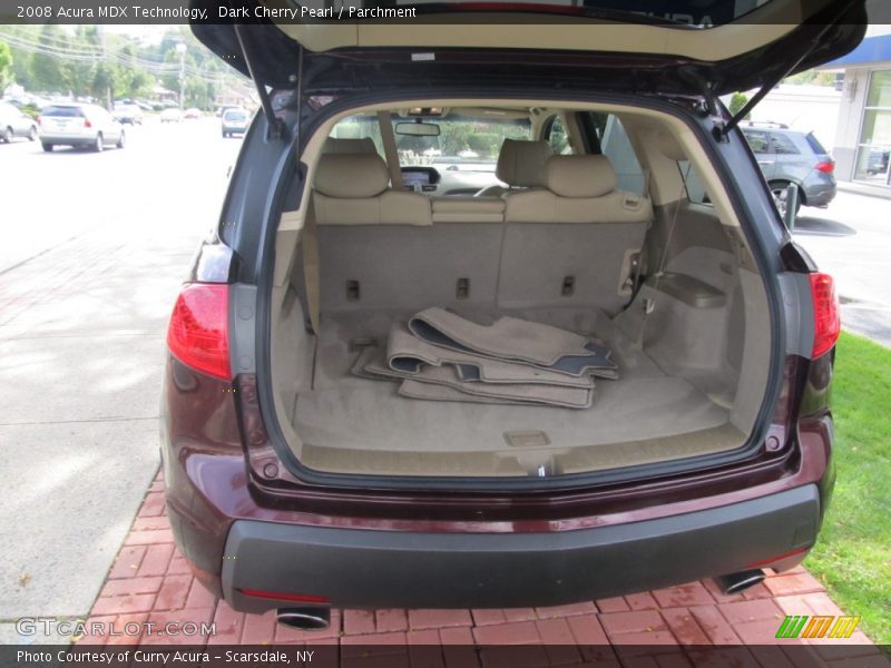 Dark Cherry Pearl / Parchment 2008 Acura MDX Technology