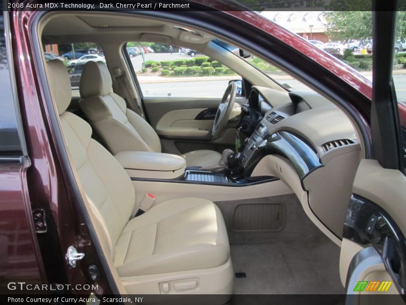 Dark Cherry Pearl / Parchment 2008 Acura MDX Technology