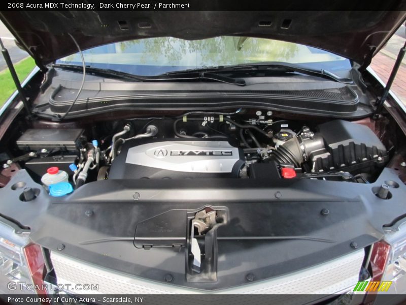 Dark Cherry Pearl / Parchment 2008 Acura MDX Technology