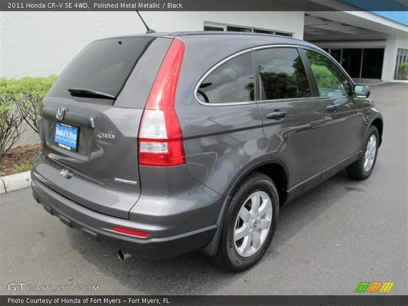 Polished Metal Metallic / Black 2011 Honda CR-V SE 4WD