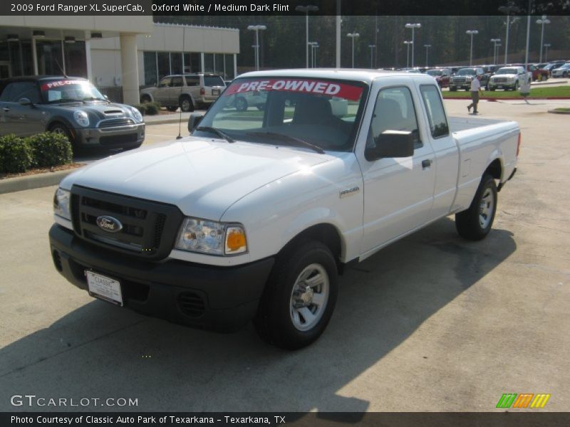 Oxford White / Medium Dark Flint 2009 Ford Ranger XL SuperCab