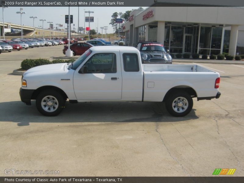 Oxford White / Medium Dark Flint 2009 Ford Ranger XL SuperCab