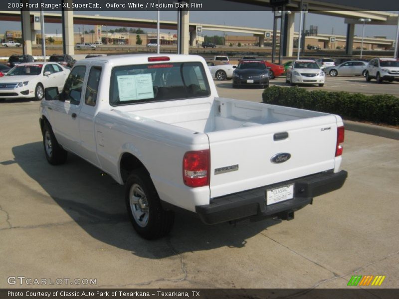 Oxford White / Medium Dark Flint 2009 Ford Ranger XL SuperCab