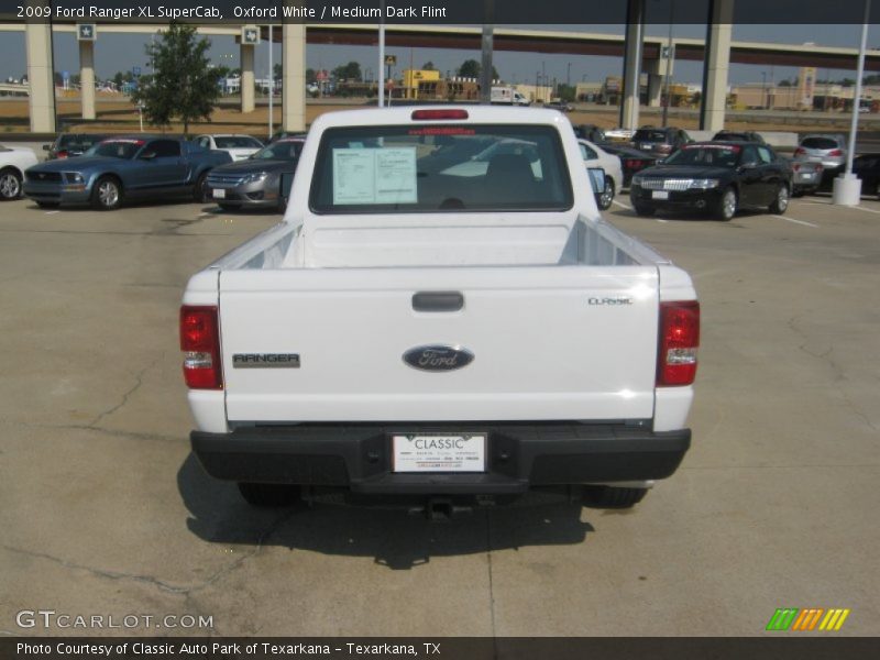 Oxford White / Medium Dark Flint 2009 Ford Ranger XL SuperCab