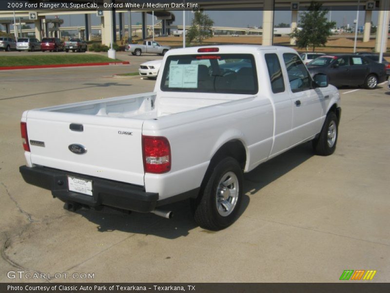 Oxford White / Medium Dark Flint 2009 Ford Ranger XL SuperCab
