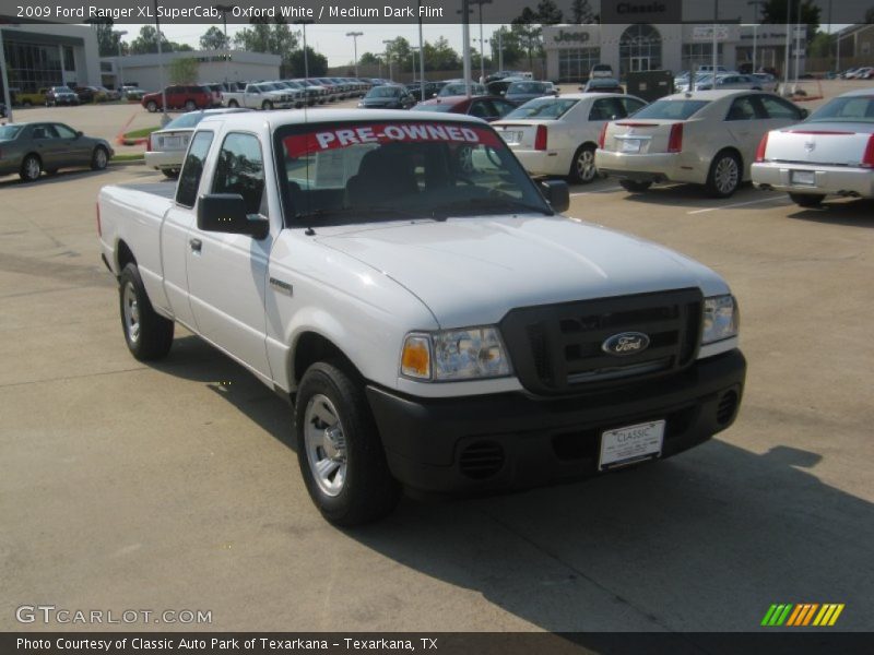 Oxford White / Medium Dark Flint 2009 Ford Ranger XL SuperCab