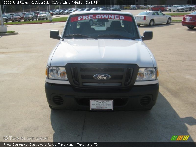 Oxford White / Medium Dark Flint 2009 Ford Ranger XL SuperCab