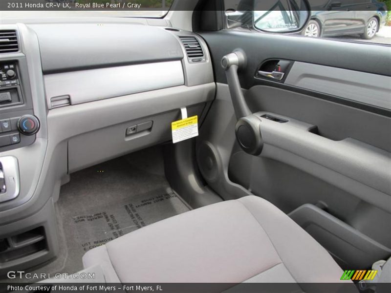 Royal Blue Pearl / Gray 2011 Honda CR-V LX