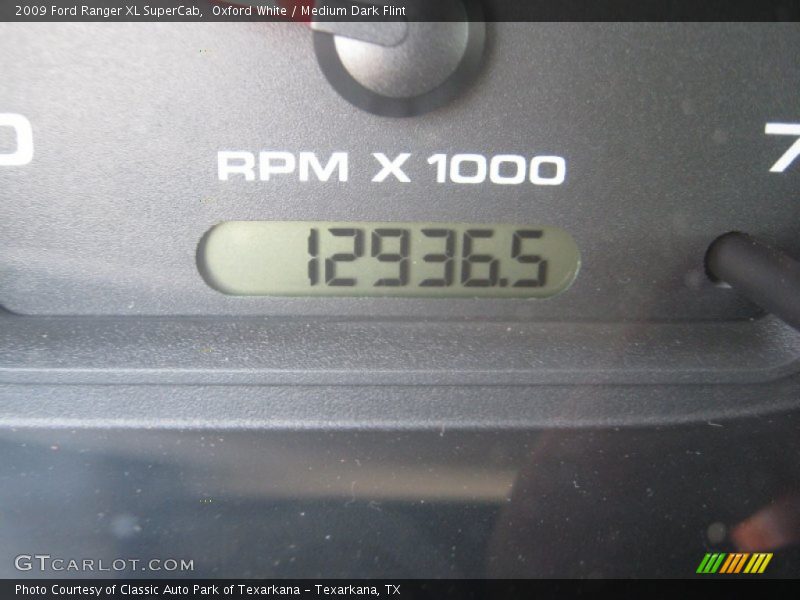 Oxford White / Medium Dark Flint 2009 Ford Ranger XL SuperCab