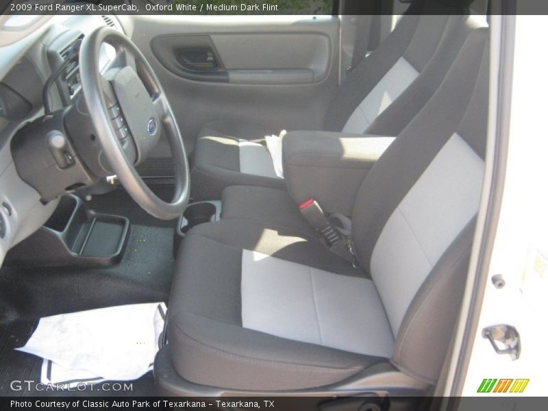 Oxford White / Medium Dark Flint 2009 Ford Ranger XL SuperCab