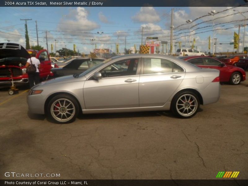 Meteor Silver Metallic / Ebony 2004 Acura TSX Sedan