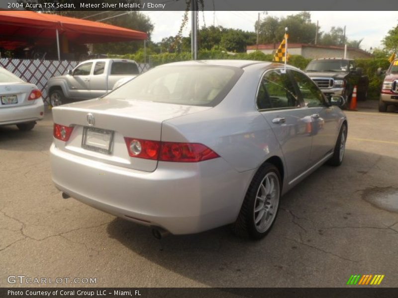 Meteor Silver Metallic / Ebony 2004 Acura TSX Sedan