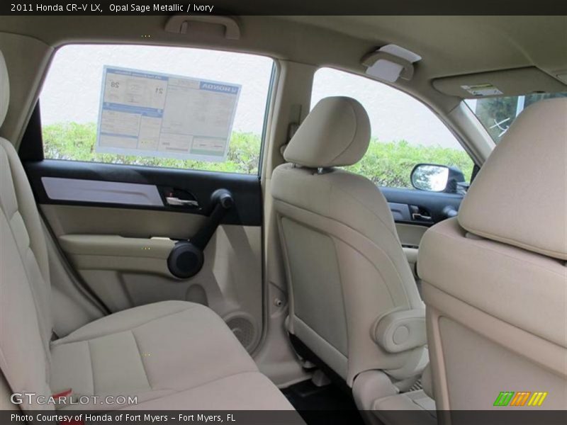 Opal Sage Metallic / Ivory 2011 Honda CR-V LX