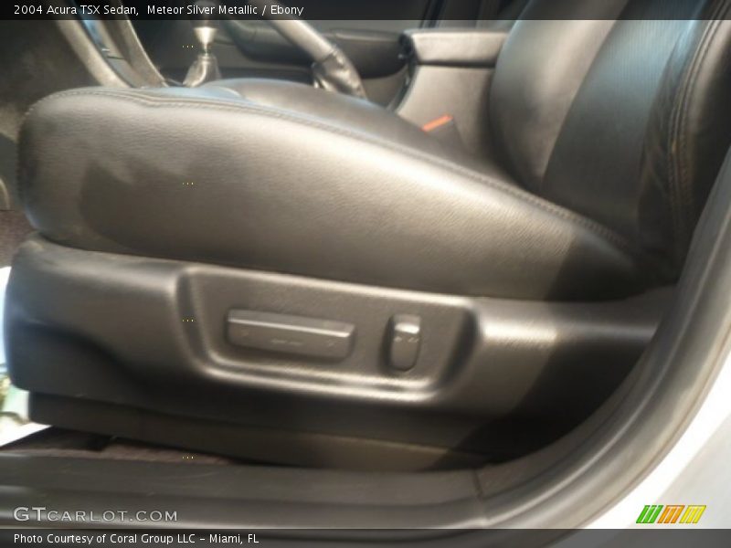 Meteor Silver Metallic / Ebony 2004 Acura TSX Sedan