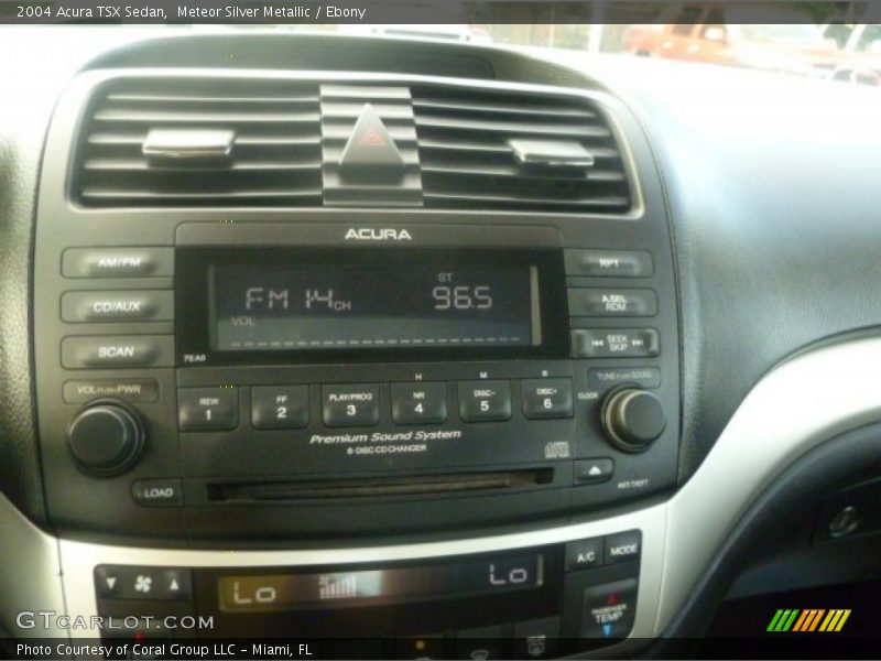 Audio System of 2004 TSX Sedan