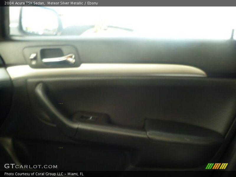 Meteor Silver Metallic / Ebony 2004 Acura TSX Sedan