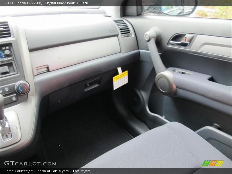 Crystal Black Pearl / Black 2011 Honda CR-V LX