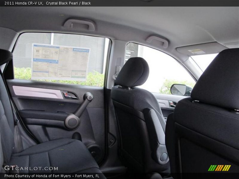 Crystal Black Pearl / Black 2011 Honda CR-V LX