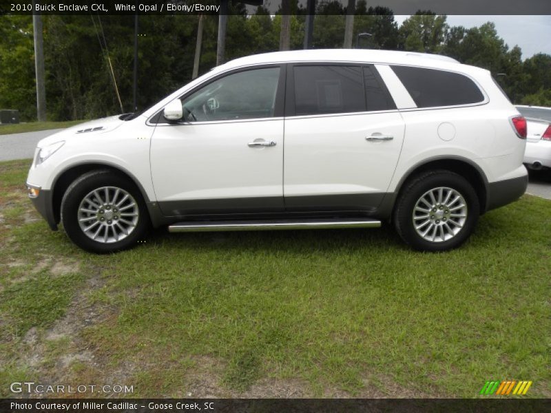 White Opal / Ebony/Ebony 2010 Buick Enclave CXL