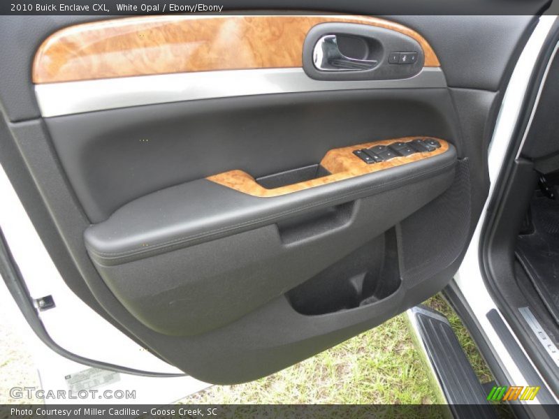 White Opal / Ebony/Ebony 2010 Buick Enclave CXL