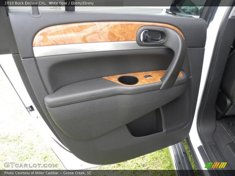 White Opal / Ebony/Ebony 2010 Buick Enclave CXL