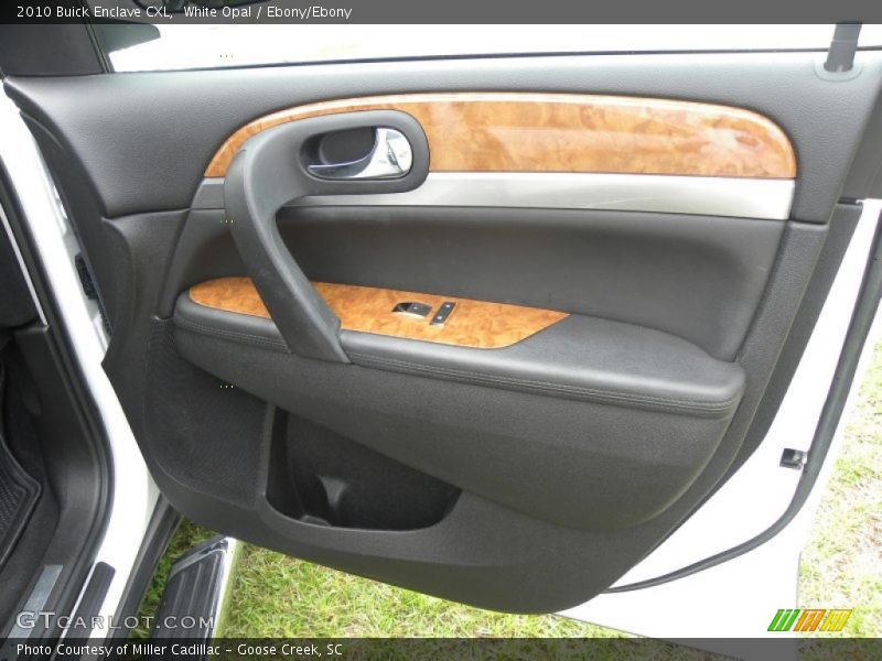 White Opal / Ebony/Ebony 2010 Buick Enclave CXL
