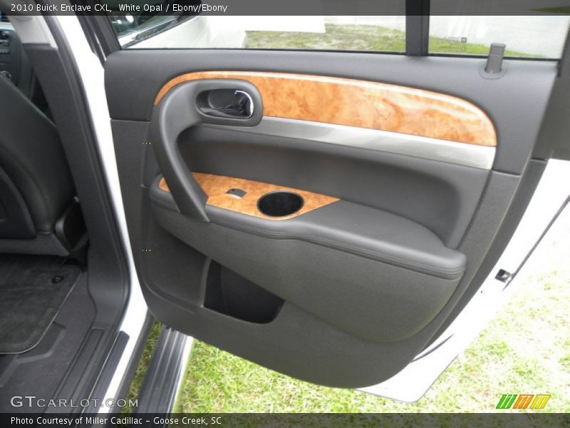 White Opal / Ebony/Ebony 2010 Buick Enclave CXL