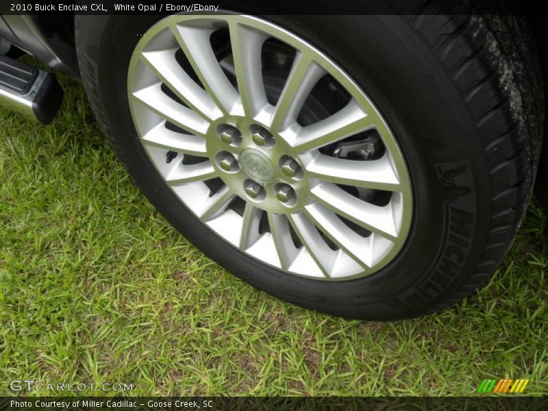 White Opal / Ebony/Ebony 2010 Buick Enclave CXL