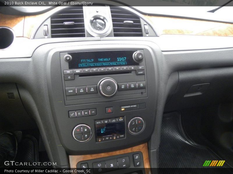 White Opal / Ebony/Ebony 2010 Buick Enclave CXL