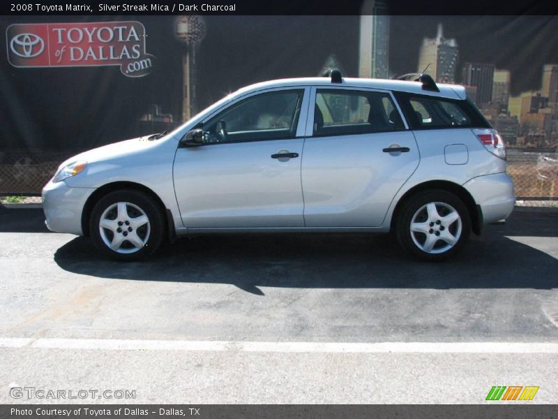 Silver Streak Mica / Dark Charcoal 2008 Toyota Matrix