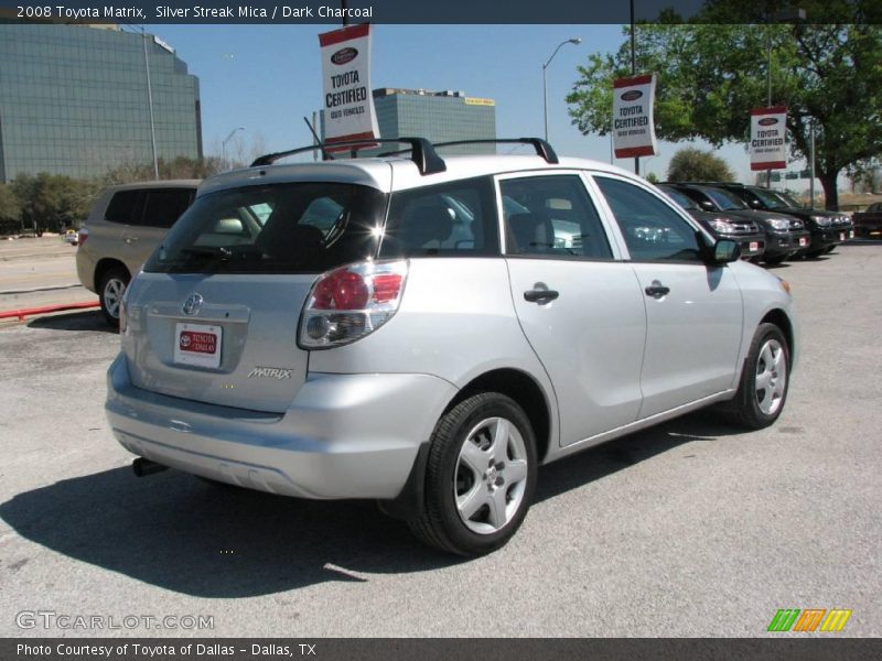 Silver Streak Mica / Dark Charcoal 2008 Toyota Matrix