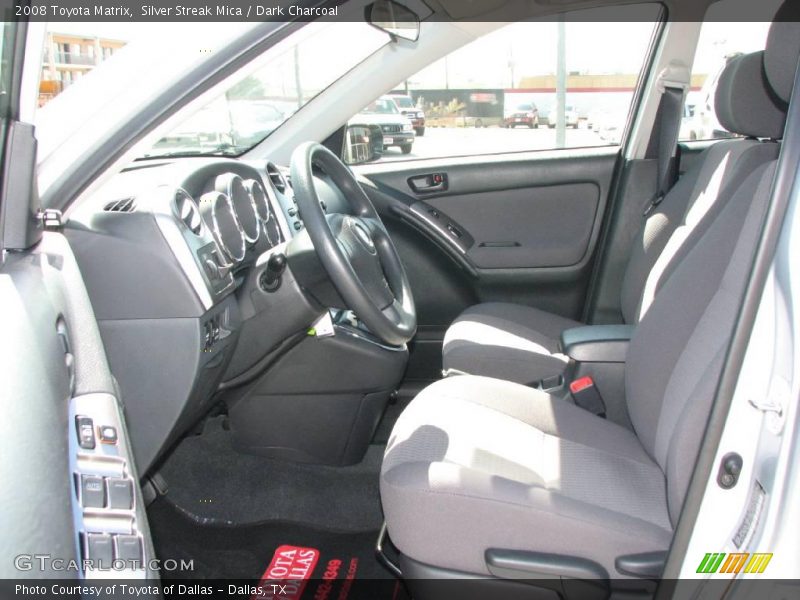 Silver Streak Mica / Dark Charcoal 2008 Toyota Matrix