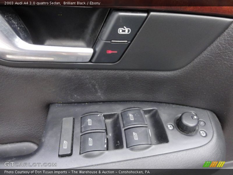 Brilliant Black / Ebony 2003 Audi A4 3.0 quattro Sedan