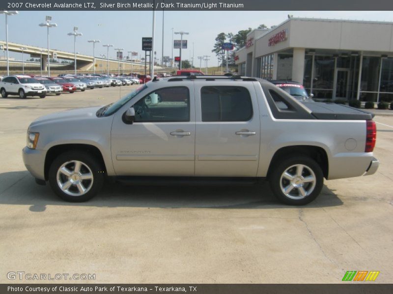 Silver Birch Metallic / Dark Titanium/Light Titanium 2007 Chevrolet Avalanche LTZ