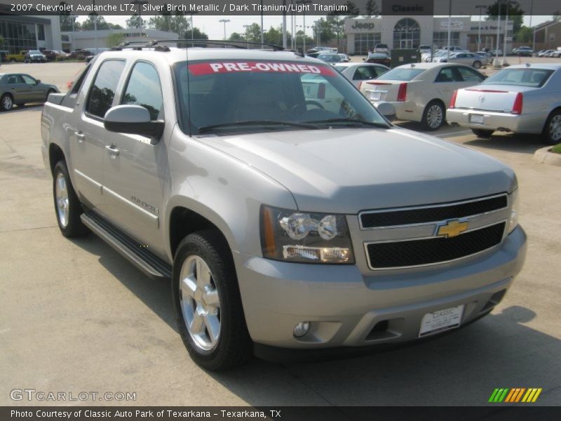 Silver Birch Metallic / Dark Titanium/Light Titanium 2007 Chevrolet Avalanche LTZ