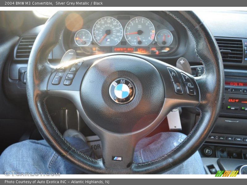 Silver Grey Metallic / Black 2004 BMW M3 Convertible