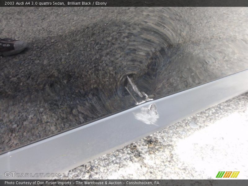Brilliant Black / Ebony 2003 Audi A4 3.0 quattro Sedan